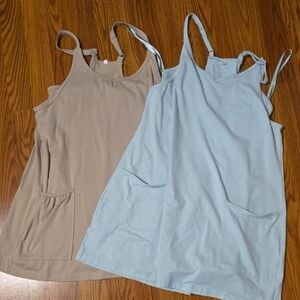 2 Active Dresses With Pockets And Built In Shorts
